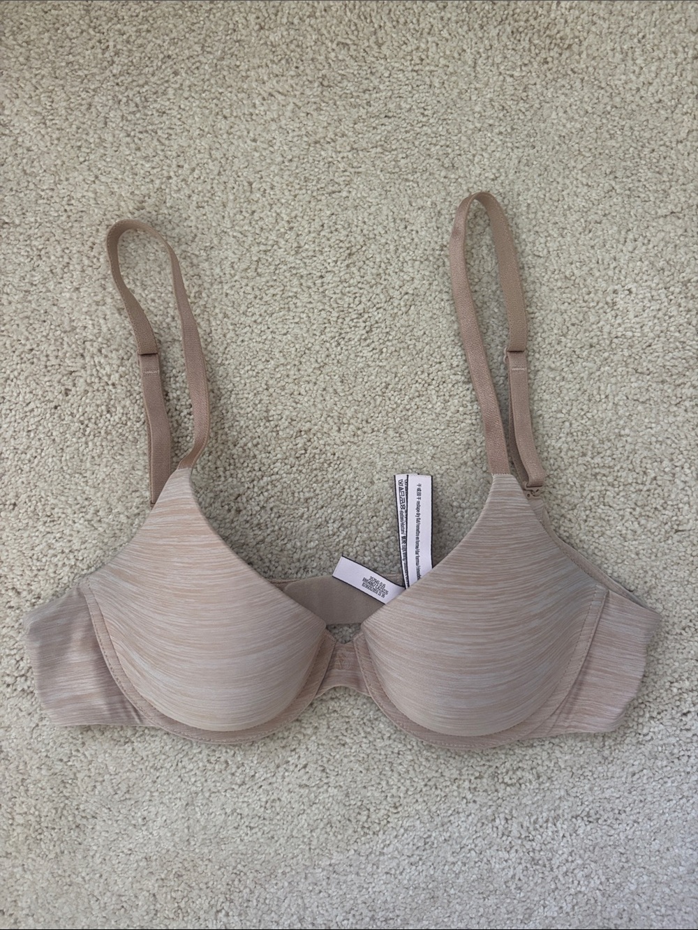 Victoria’s Secret Uplift Semi Demi Bra Size 34B Nude